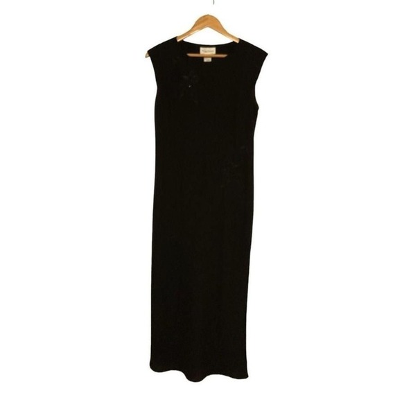 Rena Roan black embroidered witchy mystical maxi size 10 - Picture 3 of 7